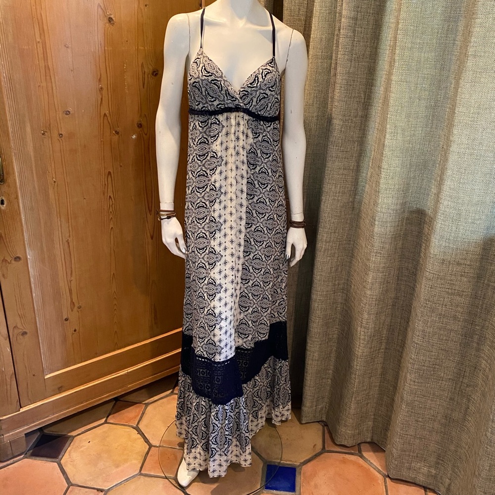 Gypsy long spaghetti strap dress